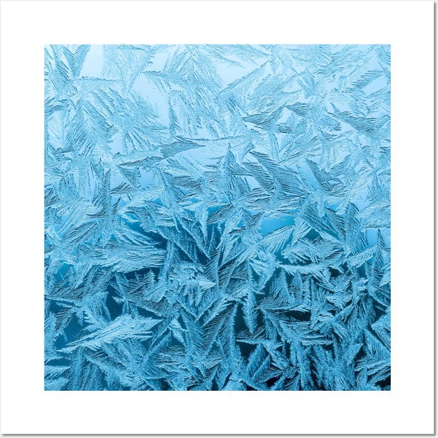 Abstract ice crystal Wall Art by Farhad